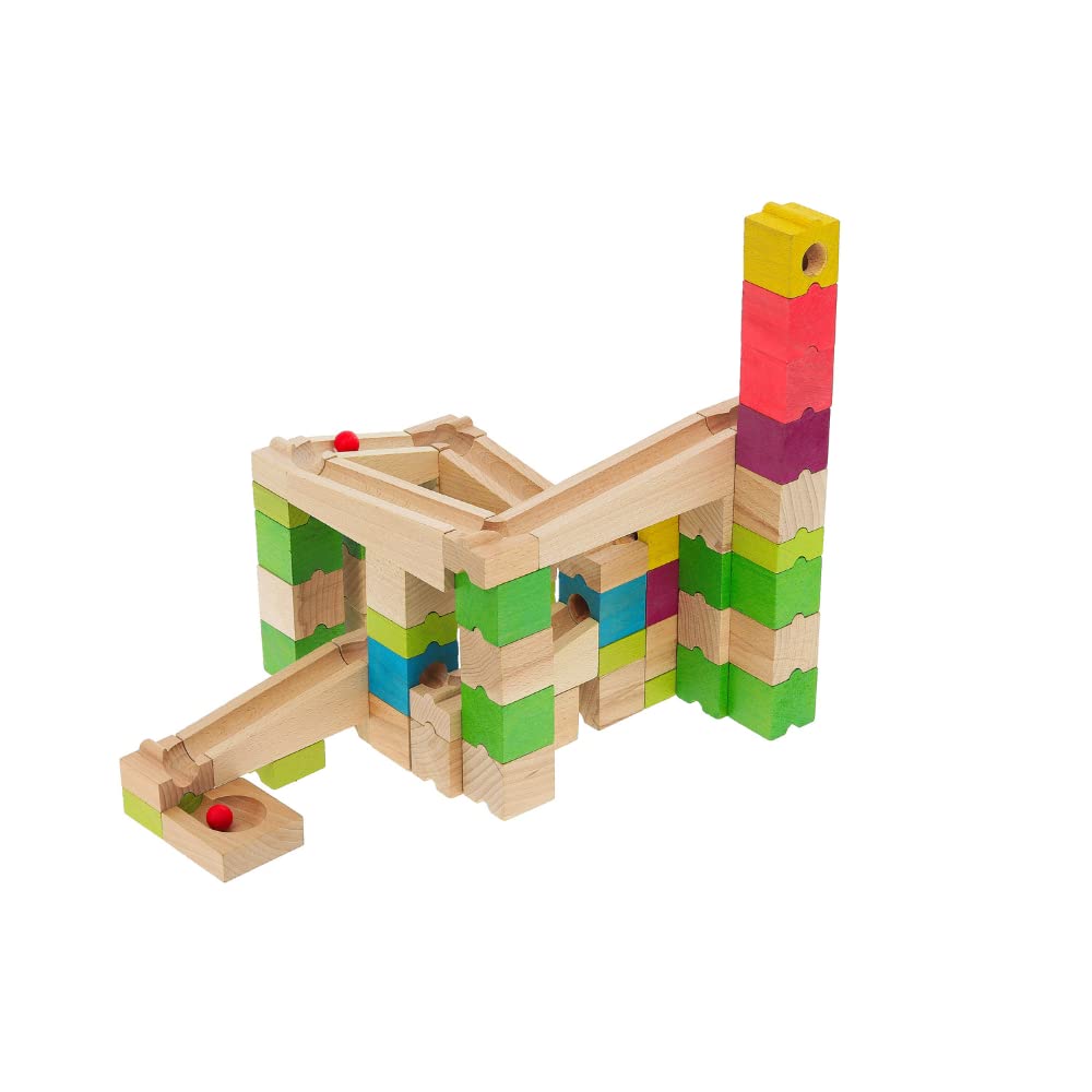 Jeujura - Marble run-68 pz set da costruzione, multicolore (J8366)