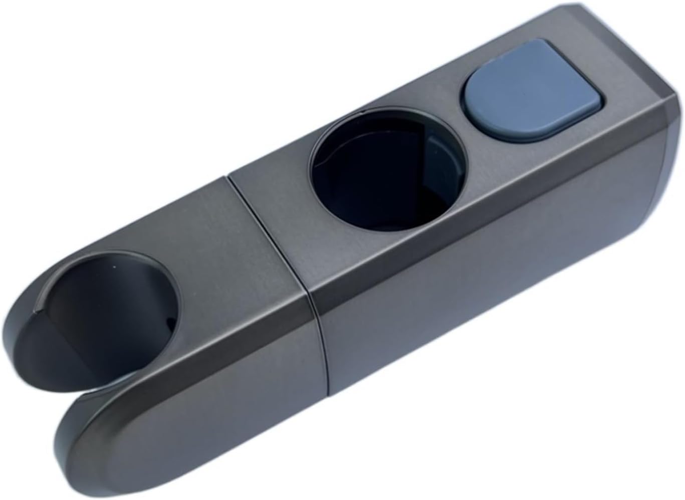 Slide Bar Holder Bracket Up-Down Angel Adjustable Black Chrome Brushed Nickel White Grey Round Square 24/25 Bar(D Grey)