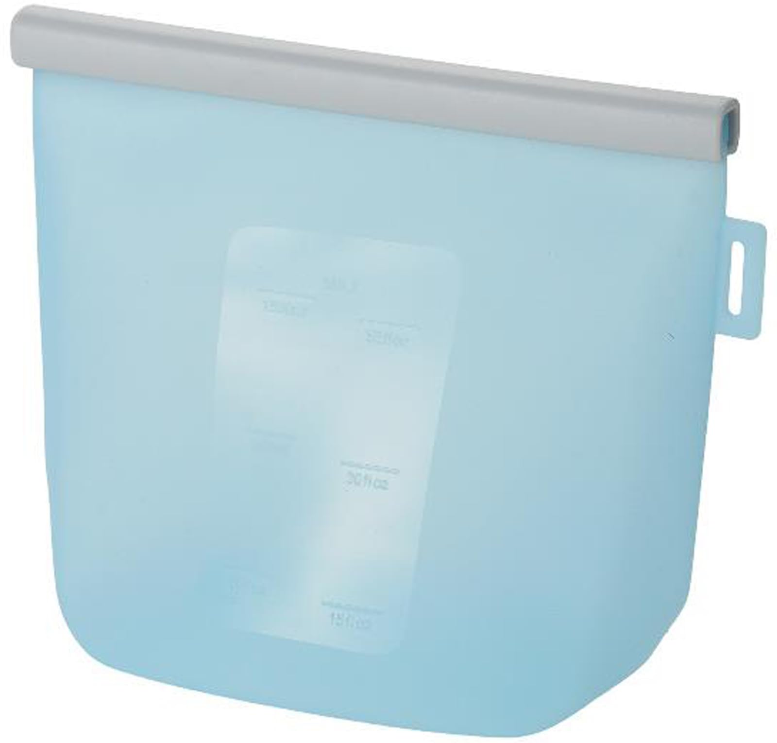 Amazon｜くり返し使えるシリコン保存バッグ 1,500ml ブルー SV-7534