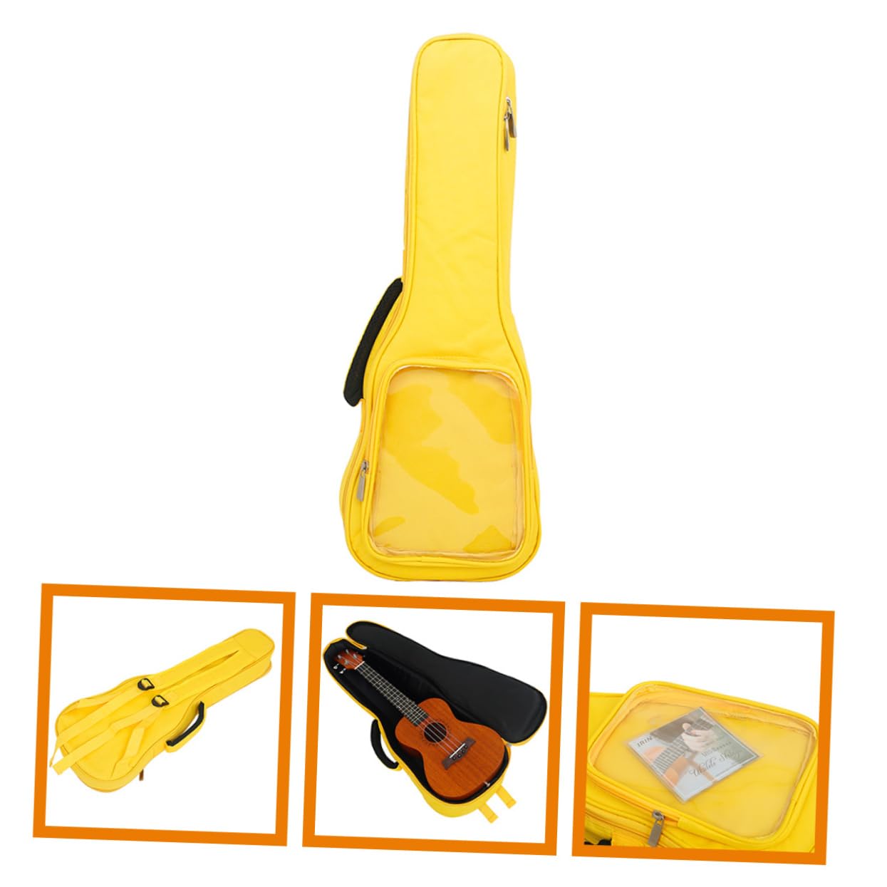 VANZACK Stylish Ukulele Bag Lightweight Portable Ukulele Storage Pouch Design with Easy Clean Feature for Performances Travel