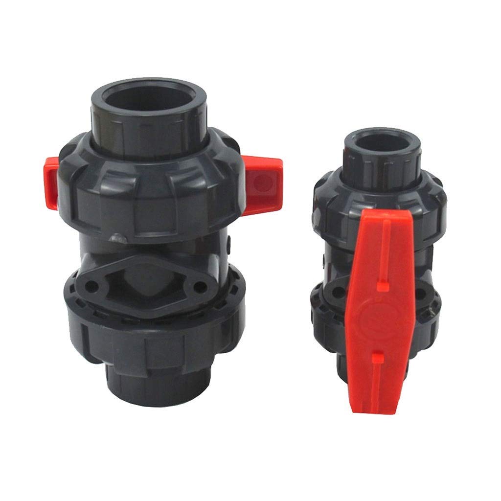 Złącze węża Zawór, zawór kulowy, 20 mm 25 mm 32 mm 40 mm 50 mm Zawór kulowy z PCV/zawory złączkowe, złącze rury wodnej z PCV Złączki do węży hydraulicznych Zawór odcinający(25mm (DN20))
