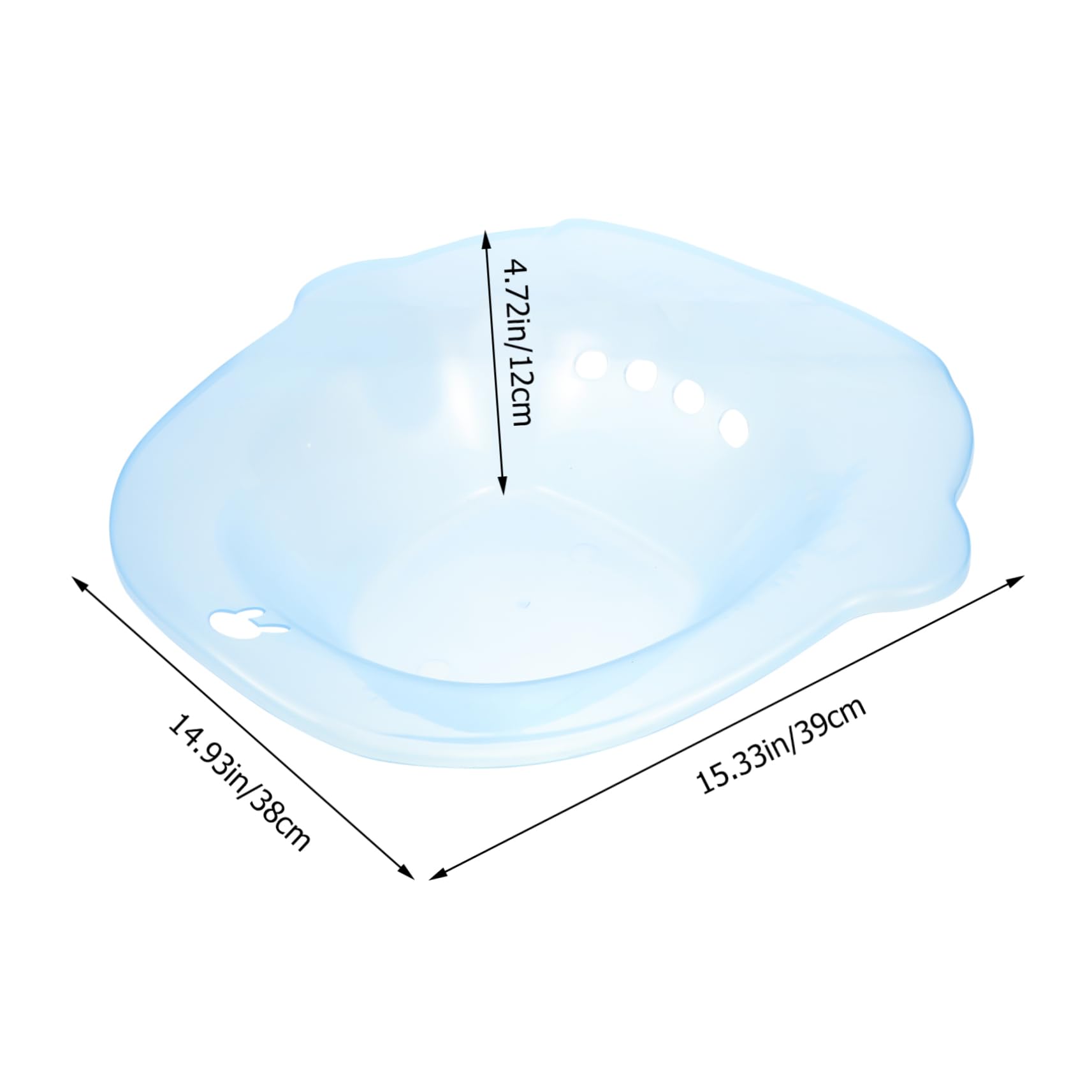 ARTSEWPLY Portable Sitz Bath Tub for Postpartum Care Comfortable Basin for Pregnant Women Sturdy Materials for Easy Cleaning for Relief Lightweight and Travel Friendly