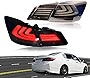 MOSTPLUS Smoke Tinted LED Tail Lights Rear Brake Lamp Compatible for HONDA Accord 2013 2014 2015 Set of 2
