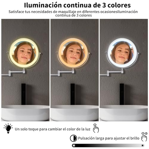 La Mejor Selección de Espejos de aumento de pared los mejores 10. 17 Imagen adicional