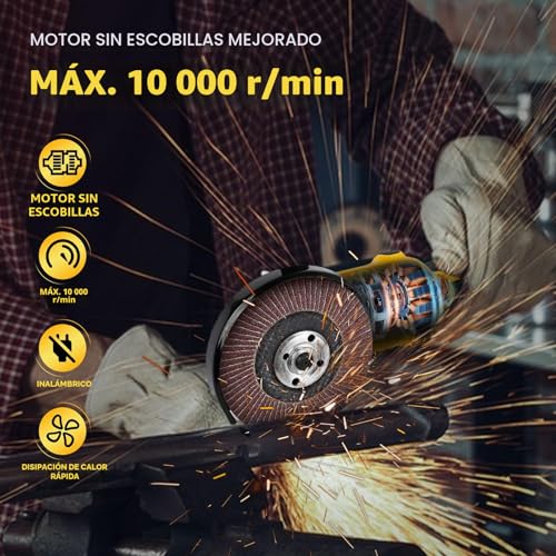 Amoladora angular para Dewalt que corta metal pulido sin cables 3