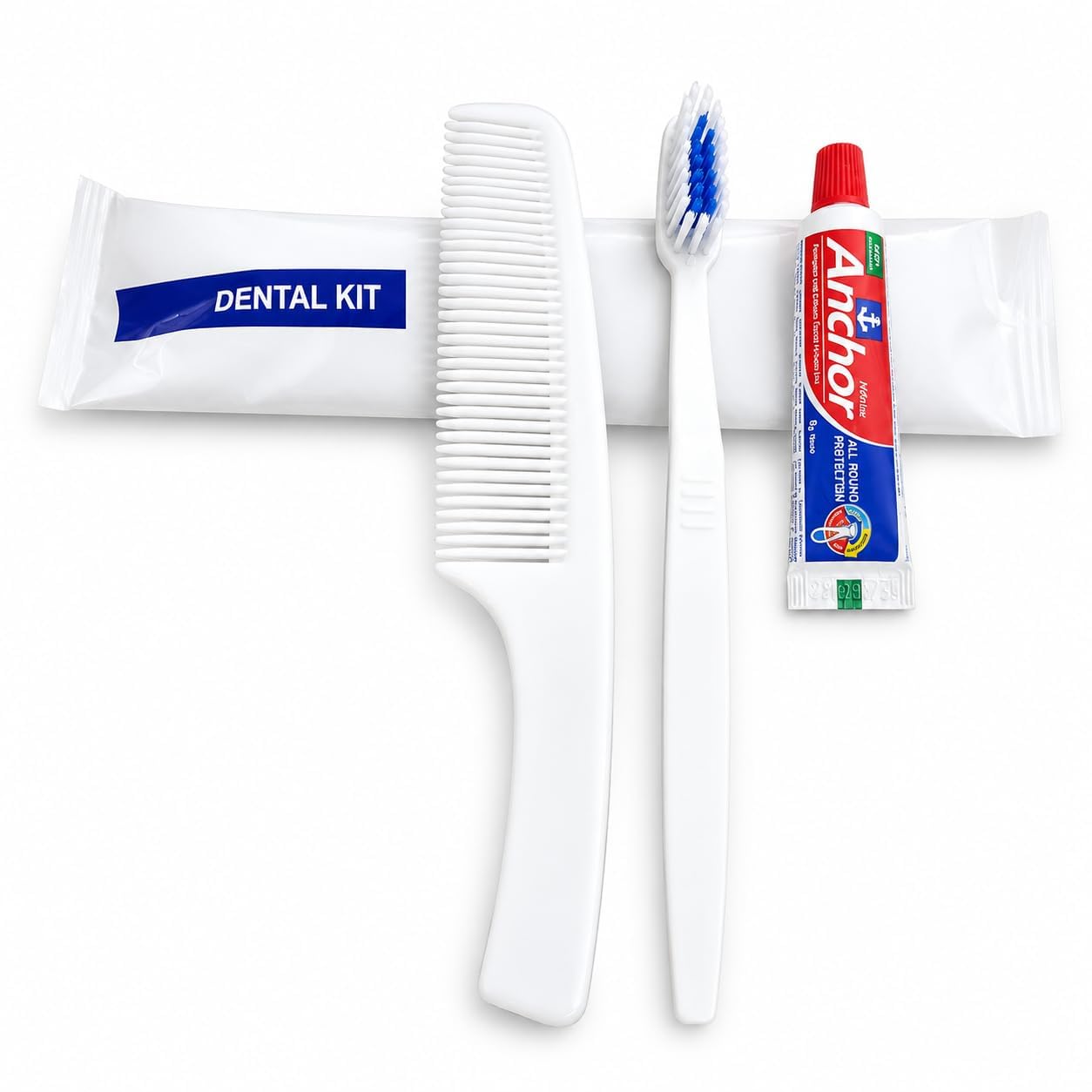 Toothbrush Toothpaste & Comb | Travel Dental Kit | Hotel Guest Amenity Kit | Oral Care Kit for Hotels, Resorts, Guest Houses, Airbnb, Hostel & Hospitality Supplies (Pack of 50)-picture-11