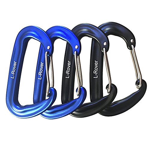 L-Rover Carabiner12KN Lightweight Heavy Duty Carabiner ClipsAluminium Wiregate Caribeaners for HammocksCamping Key Chains Outdoor and Gym etcHiking & Utility product thumbnail 13