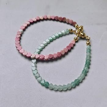 Amazon | 【CHERIE】グリーンアベンチュリン ハートモチーフ