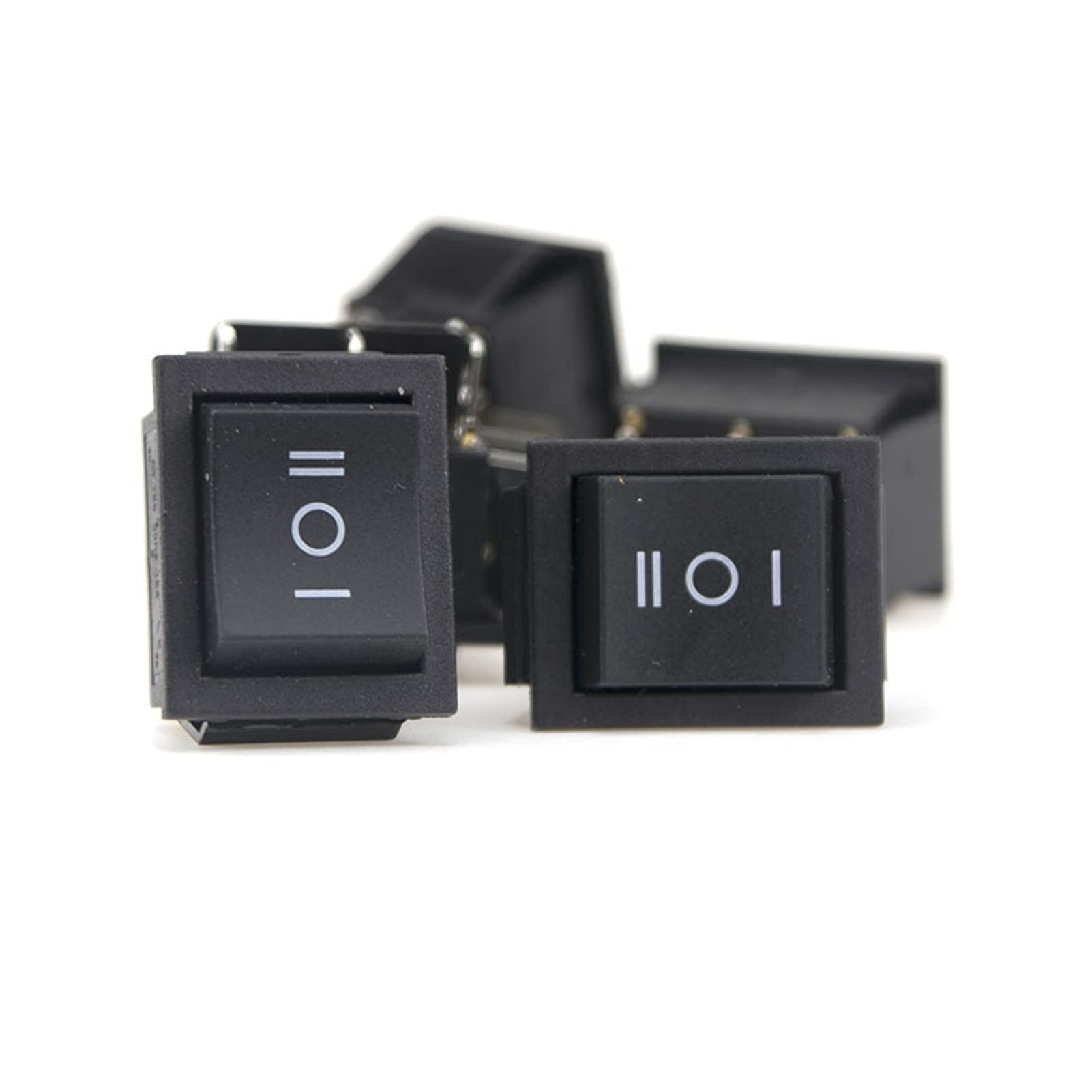 Micro-interrupteurs KCD2 noir interrupteur à bascule à trois positions 16 250VAC 20A 125VAC