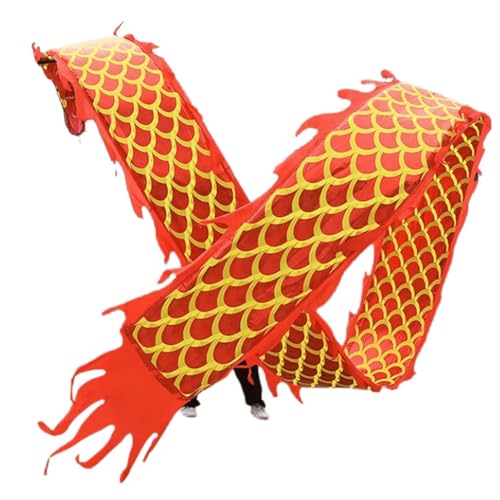 3Dドラゴン型リボン、ホットスタンプスケール、ダンス小道具セット、屋外でのドラゴン投げ、フィットネス、エクササイズに最適(6m/20ft)