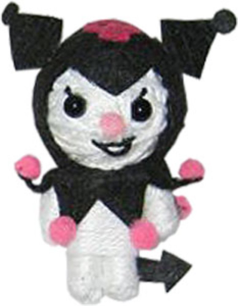 Hello Kitty Officially Licensed Kuromi Bunny Rabbit 2.5" String Doll Keychain