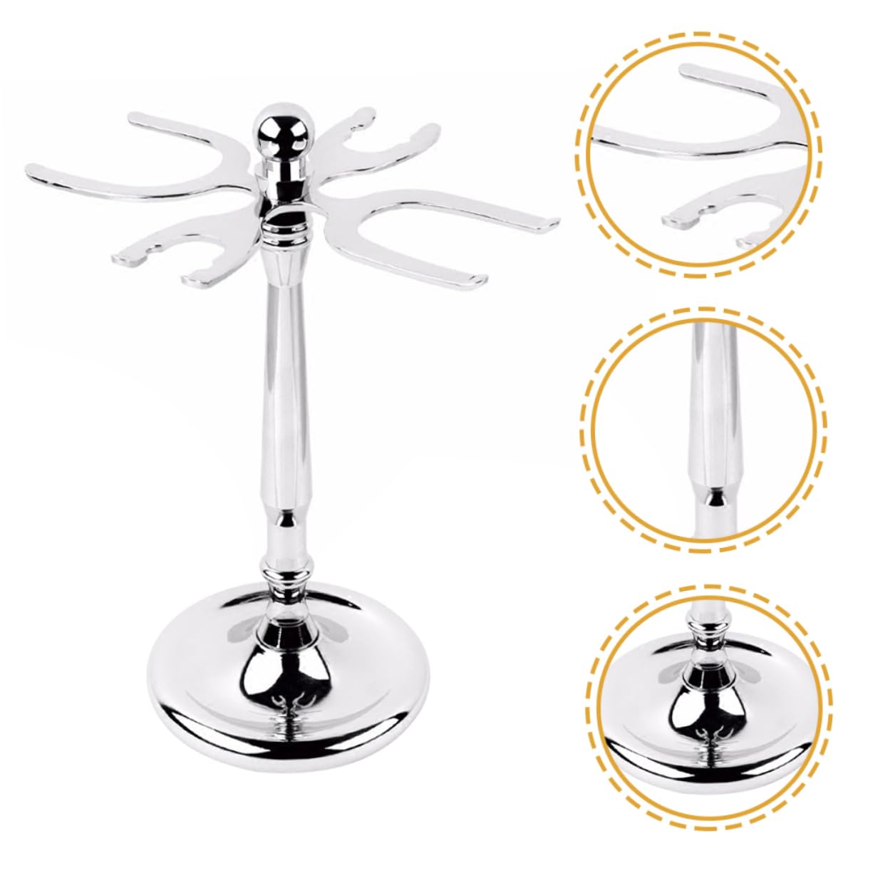 Ipetboom 2pezzi Per Rasoio e Inossidabile Organizer Antiscivolo Per e Spazzole Accessorio Per