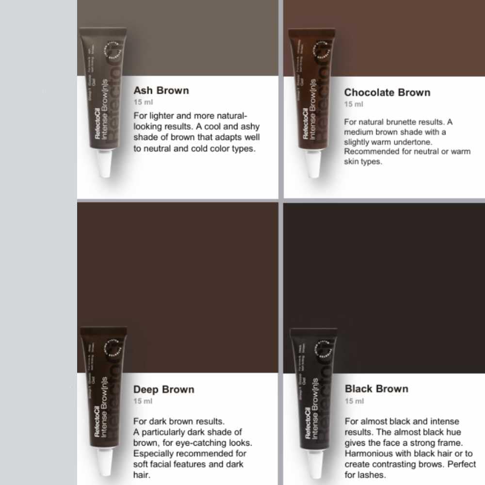 RefectoCil Intense Brow[n]s Gel primer marrone scuro 15ML