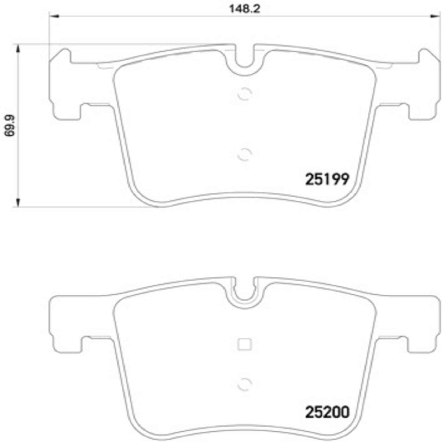 Brembo P 06 075 Pastillas de Frenos