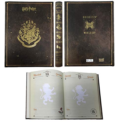 Télécharger Compatible Avec Harry Potter - Agenda scolaire daté de 16 mois 2019-20 - Produit officiel - Dimensi PDF