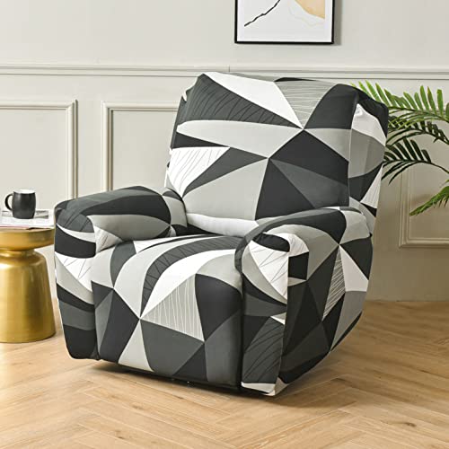 Funda para sillón reclinable elástica con bolsillos OBASDFD 4