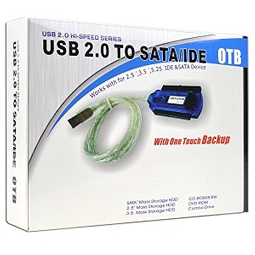 Cable adaptador IDE a USB 2.0 con respaldo rápido