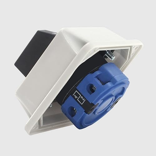 Miniatura 3 de 1 interruptor universal de selección de cambio, con caja impermeable, interruptor de alimentación doble, 3 posiciones 4 terminales, interruptor de