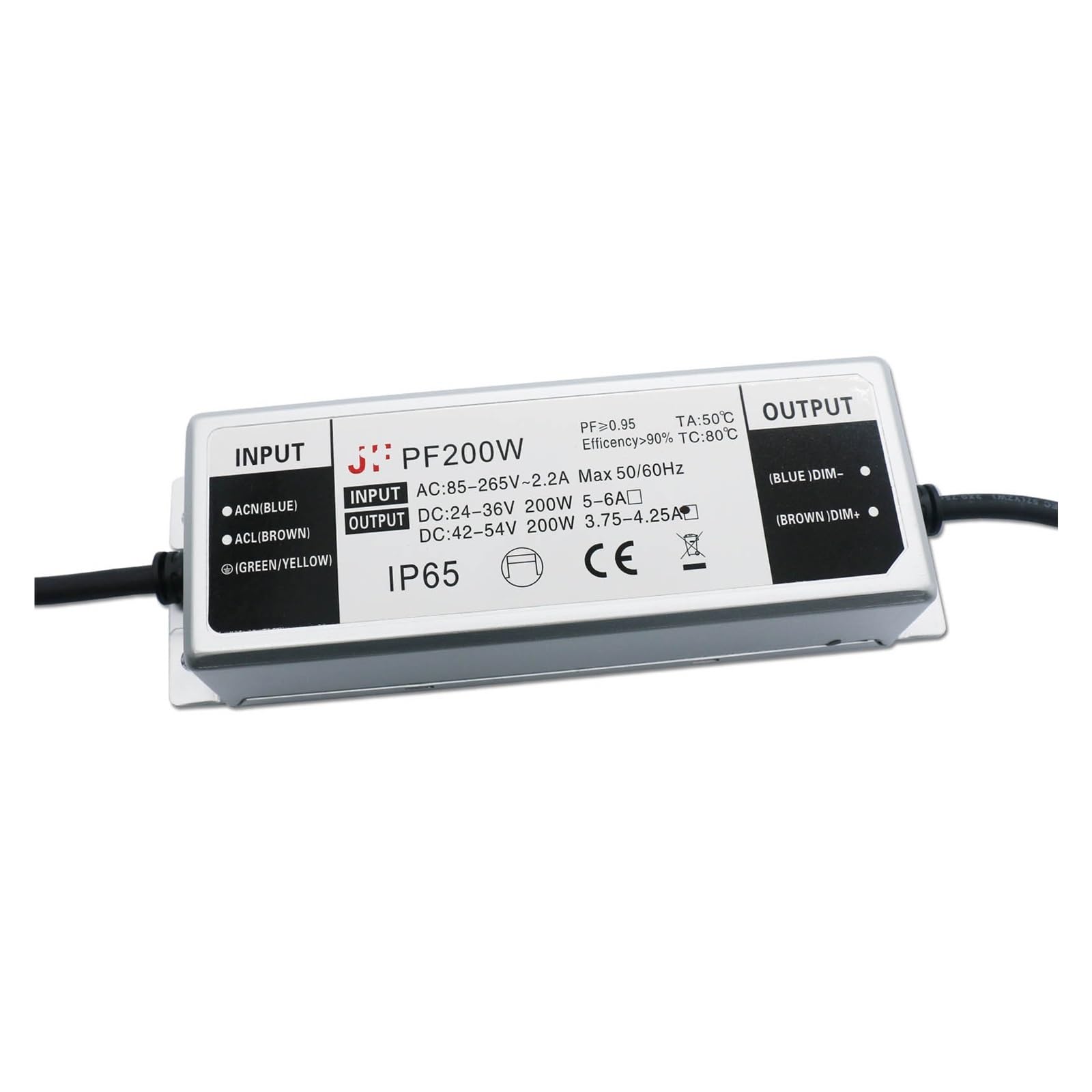 Pilote LED étanche 200W pour réparer un projecteur extérieur en panne ou qui scintille