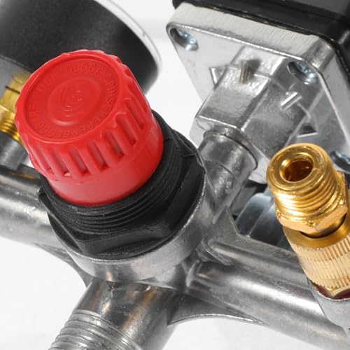 Soporte de manómetro con interruptor para control de presión industrial 5