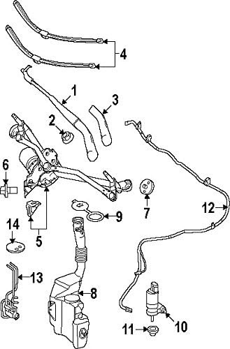 Mercedes-Benz 204 820 13 40, Windshield Wiper Motor
