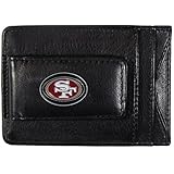 NFL Leather Money Clip Cardholder