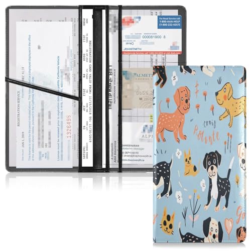 Organizador de Documentos para Auto Cuero miniatura 2