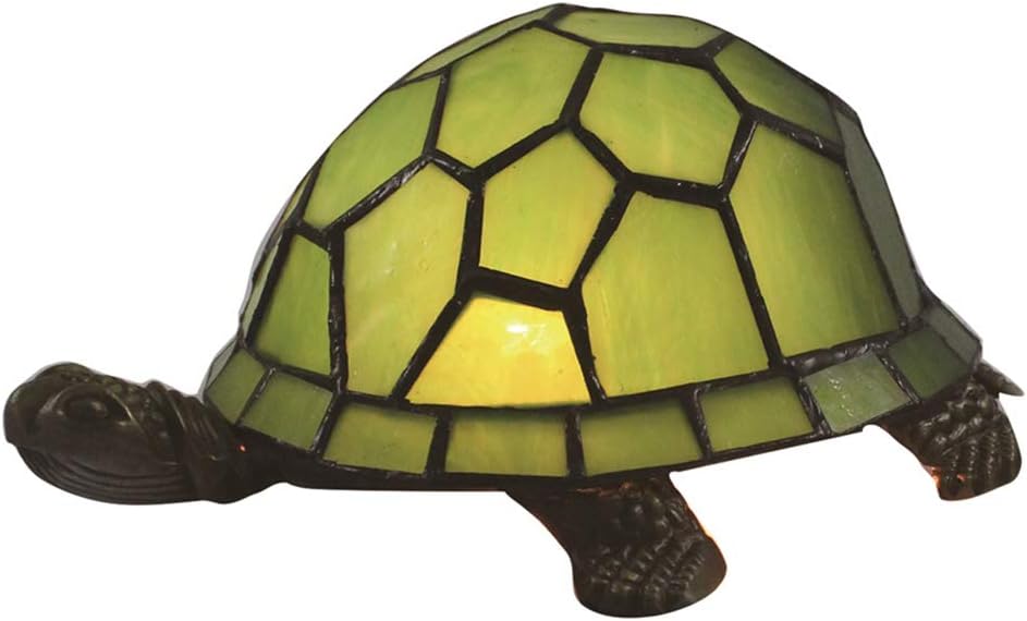 European Creative Colorful Turtle Tortoise Cuckold Table Lamp Children's Lamp Night Light - Green