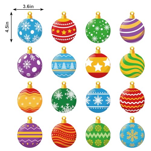 Imanes decorativos de Navidad para nevera, 16 piezas miniatura 2