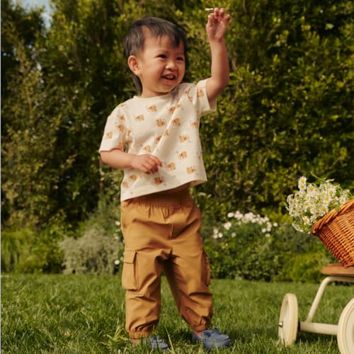 Amazon Essentials x Sofia Grainge Toddlers and Baby Boys' Short Sleeve T-Shirts, Pack of 22