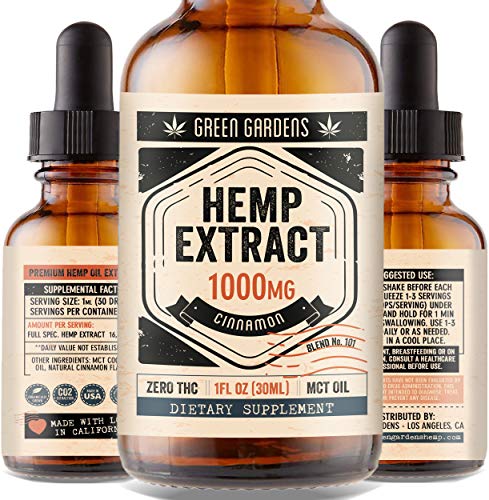 Hemp Oil Extract 1000mg for Anxiety, Pain, Stress Relief - Help with Mood, Sleep, Inflammation, Skin, Hair - 100% Pure Organic Hemp Extract Drops - USA Grown & Made Hemp Oil Extract 1000mg for Anxiety, Pain, Stress Relief - Help with Mood, Sleep, Inflammation, Skin, Hair - 100% Pure Organic Hemp Extract Drops - USA Grown & Made