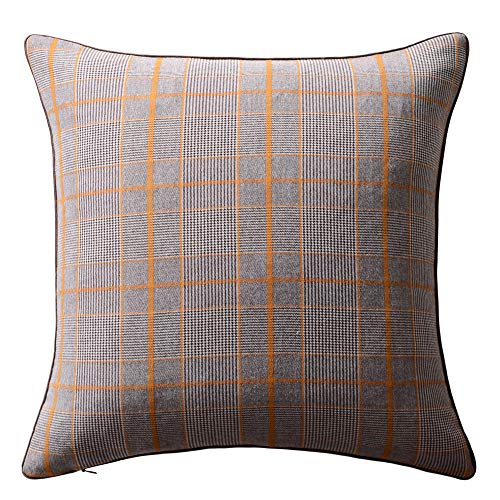 Oiseauvoler 3D Sunflower Handmade Throw Pillow Cover Decorative Pillowcase Yellow Plaid For Home Bed Living Room Decor 18 X 18 Inch #TOP1