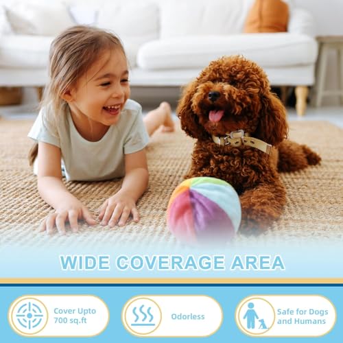 Pernimon Dog Calming Plug In, 6-In-1 Dog Calming Diffuser Pheromone Relaxants & Anxiety Relief, Equipped With 2 Diffusers+4 Refills, Adapt For Dogs (Original) - 6