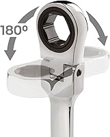 Vista 2 de TEKTON Llave de extremo de caja de trinquete flexible de 0.354 x 0.433 in WRN76105