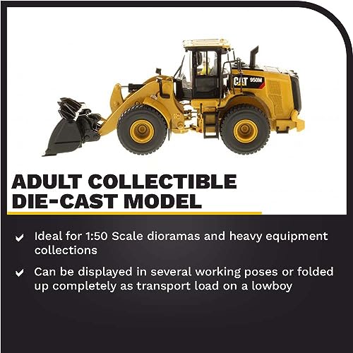 Modelo de Cargadora de Ruedas Caterpillar 950M 1:50 miniatura 3