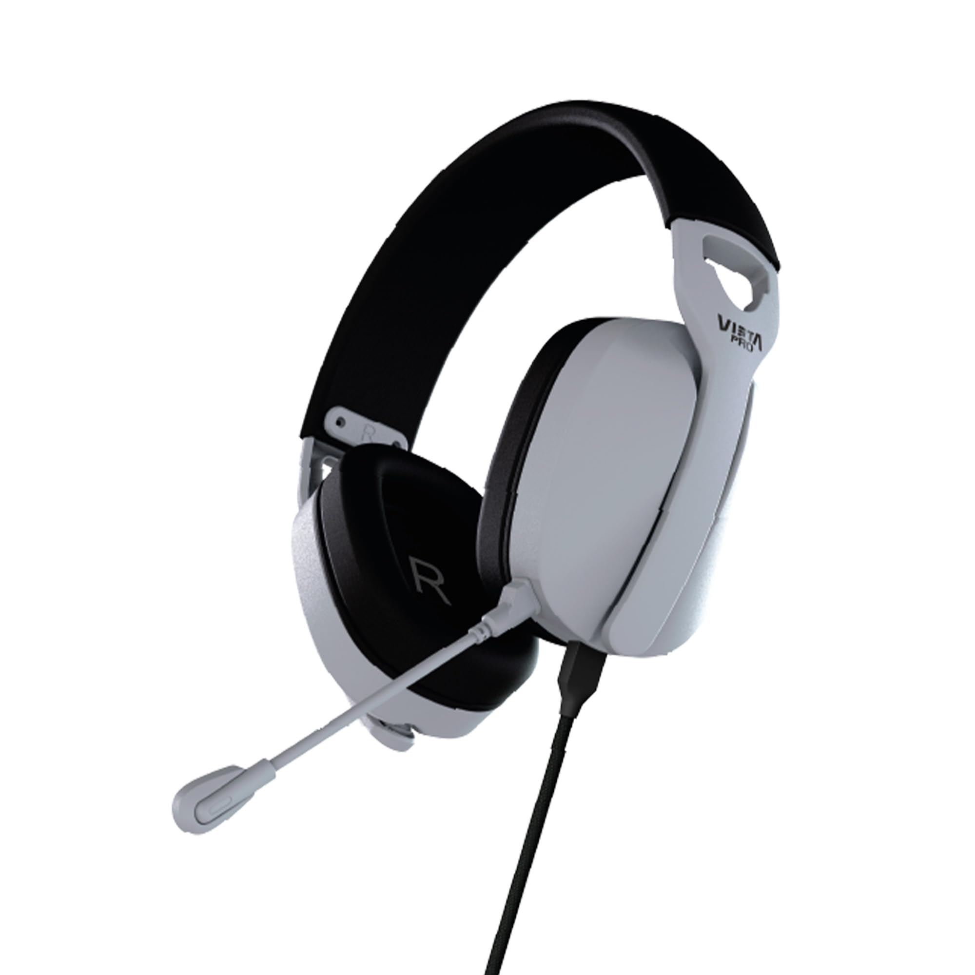 Vieta Pro - Cascos Gaming con Micrófono Ajustable. Auriculares con Cable para PS5, PC y Consolas. Diseño Ergonómico y Sonido HD - Aura
