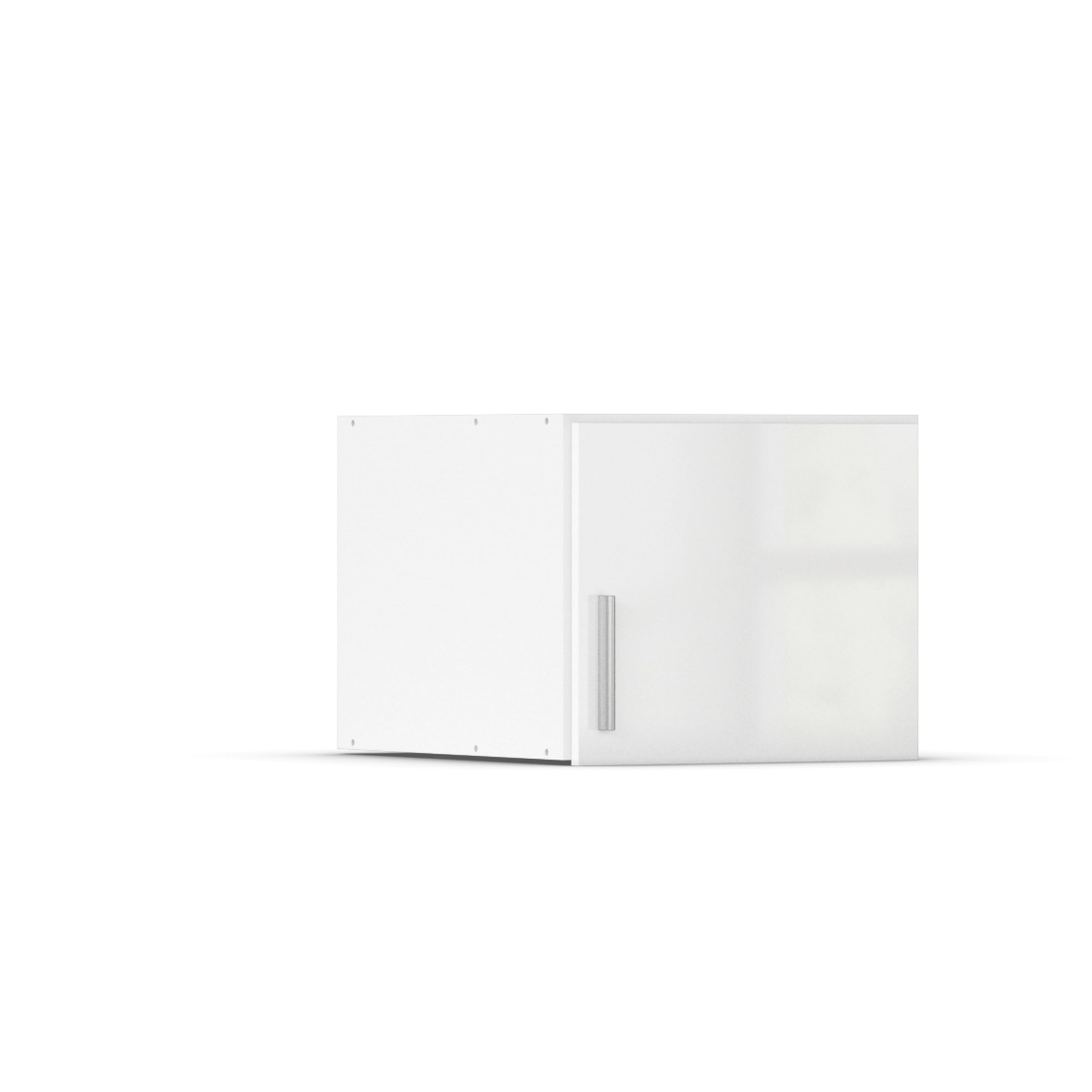 Rauch Möbel Celle Schrankaufsatz Weiß – 1-türig, Drehtüren, Maße ca. 47×39×54 cm