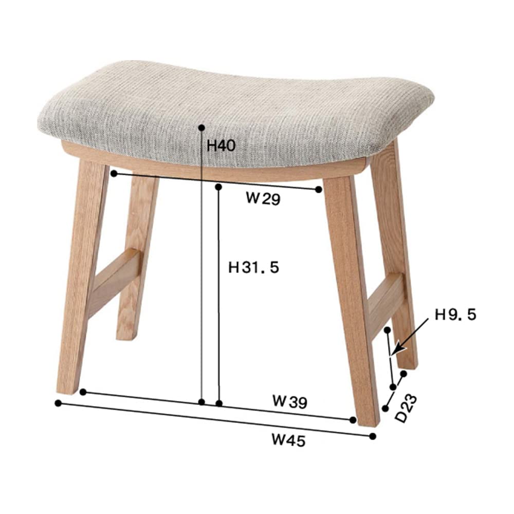 Amazon | 東谷(Azumaya-kk) スツール トロペ 2個 CL-790CBE-X2