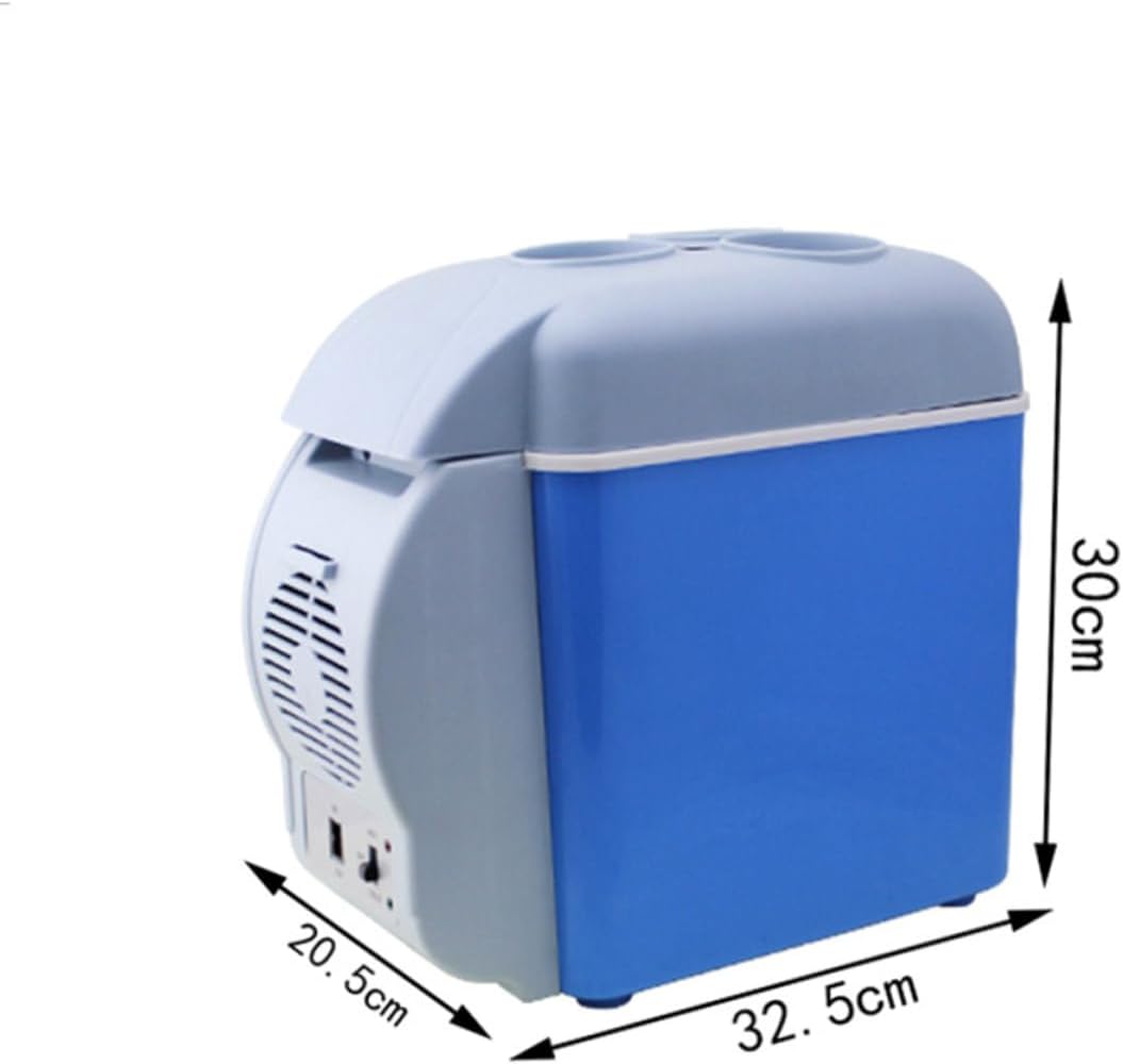 12v Portable Car Refrigerator Mini Cooler Warmer Auto Fridge Cup Holder for Car Suv Minivan