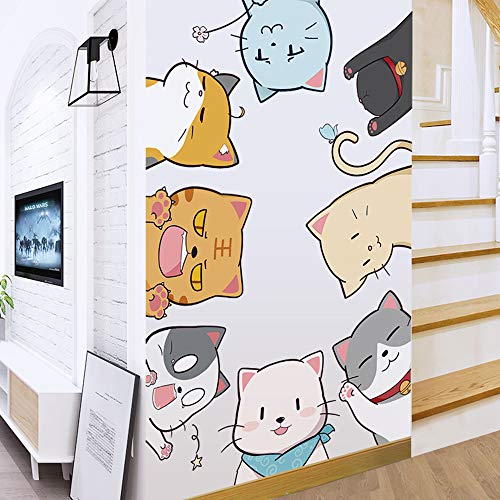Vinilos Decorativos Gatos 8 Piezas Adhesivos para Pared miniatura 5