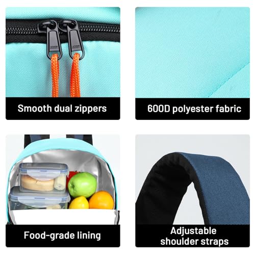 MIER 15L Small Insulated Lunch Backpack