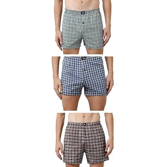 Pack of 3 Unisex Boxer Cotton Type (Medium Quality)..-image-46