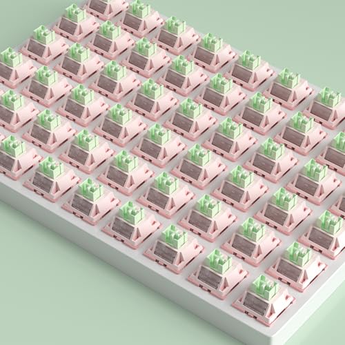 Image of Outemu Silent White Peach Pro Linear Mechanical Keyboard Switches(20Pcs)