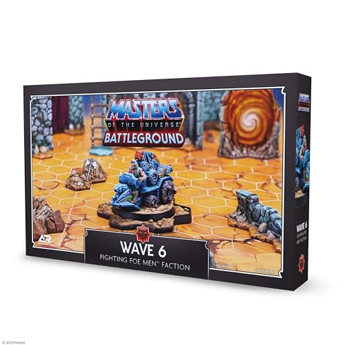 Expansión Masters of the Universe Battleground Ola 6: Facción Enemiga Foe Men – Incluye Miniatura de Dawg-O-Tor en Vehículo Battle Ram, Reglas, Ficha y Más – Para Mayores de 14 Años miniatura 1