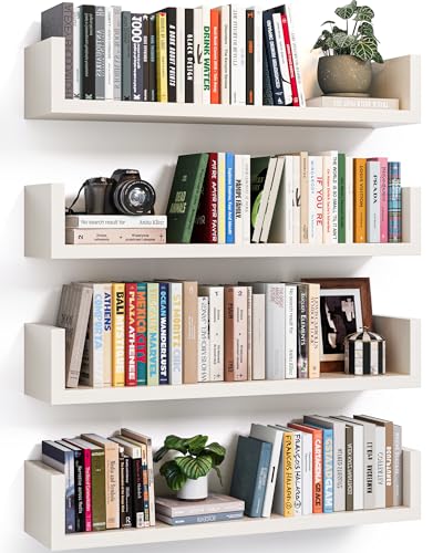 Bavonira U-Shaped Wall Mounted Bookshelf