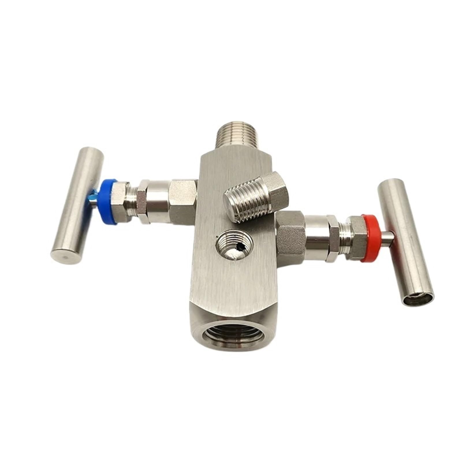 PXQCHAVLN Stainless steel 304 needle valve two valve integrated valve group inside and outside thread instrument valve 1/2