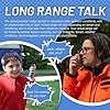 Talkpod F40 Family Walkie Talkies for Kids Adults, 4Pack Christmas Toy Birthday Gift, Rechargeable Two Way Radios 22CH FRS Walky Talky with VOX LCD Display for Adventures Camping Hiking