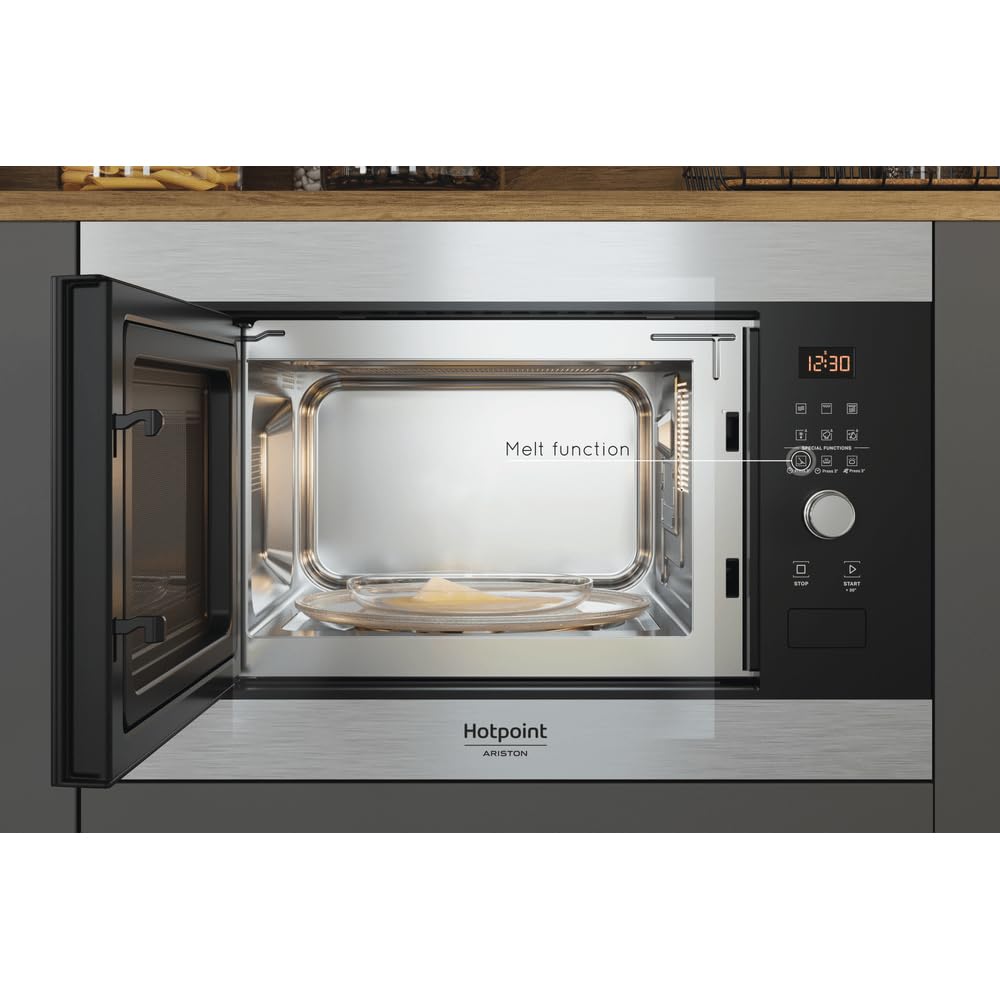Microonde da incasso Hotpoint: colore inox, - MF25G IX HA