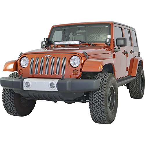 Paramount Restyling 30-0105 Overlay Billet Grille With 4 Mm Vertical Bars, 7 Piece #TOP6