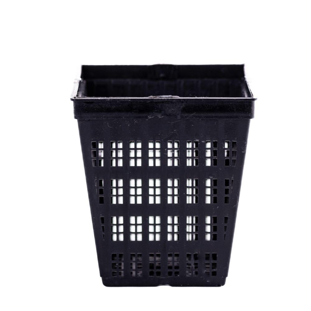 Thompson & Morgan Black Square Aquatic Planting Baskets 1 Pack Aquatics 29Cm 10L Square X3